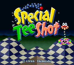 BS Special Tee Shot Title Screen